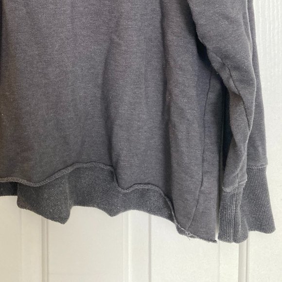 Aerie cropped sweatshirt with ribbed turtleneck Oversized fit Size S - Picture 4 of 4
